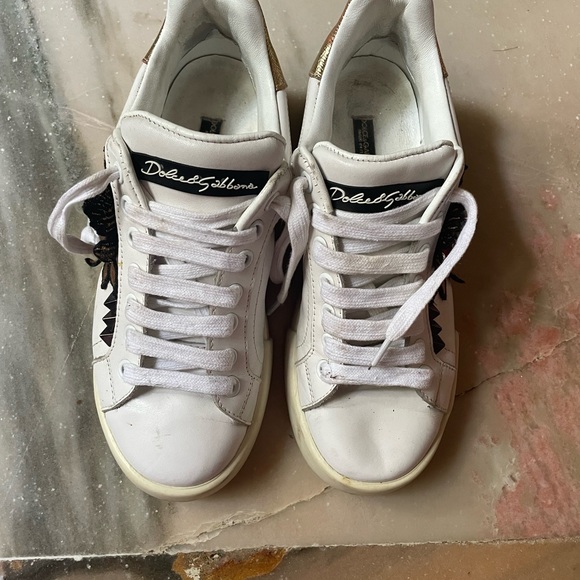 Dolce and Gabbana white sneaker. Size 37 condition 9/10 - Picture 4 of 6